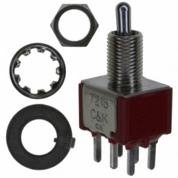1 pcs : 7215MYCQE - SWITCH TOGGLE SP3T 5A 120V