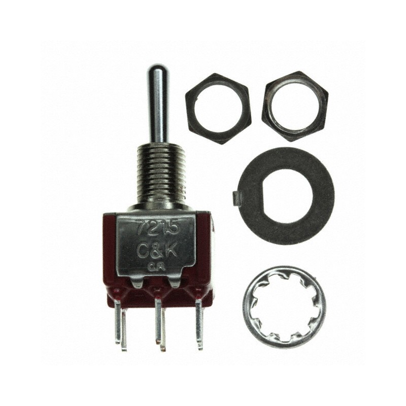 1 pcs : 7215SHCQE - SWITCH TOGGLE SP3T 5A 120V