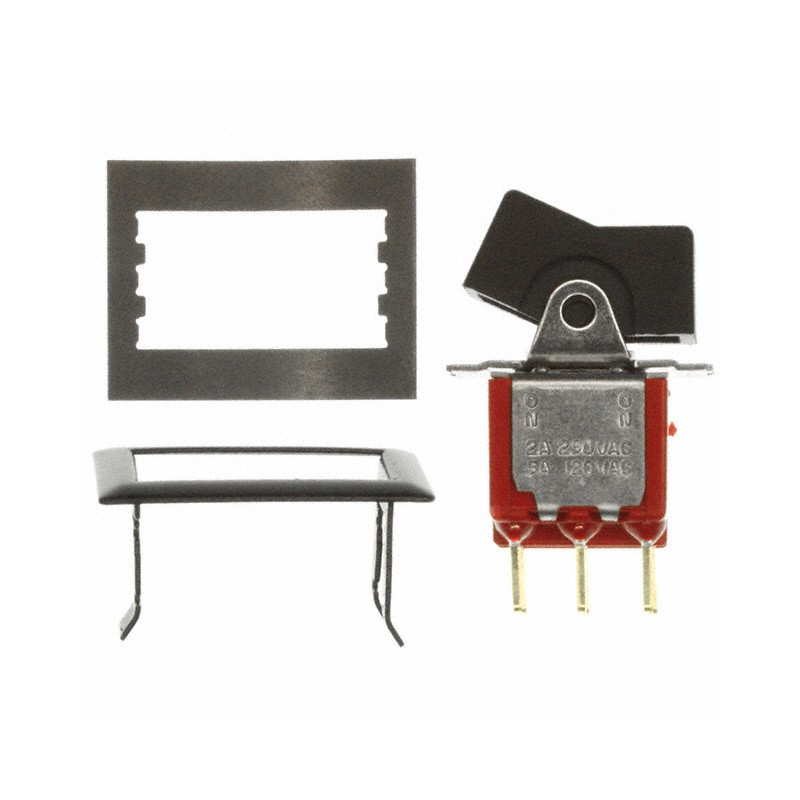 1 pcs : 7301J11CQE22 - SWITCH ROCKER 3PDT 5A 120V