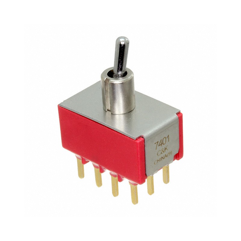 1 pcs : 7401SPHCQE - SWITCH TOGGLE 4PDT 5A 120V