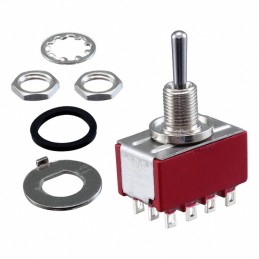 1 pcs : 7403SCWZQE - SWITCH TOGGLE 4PDT 5A 120V