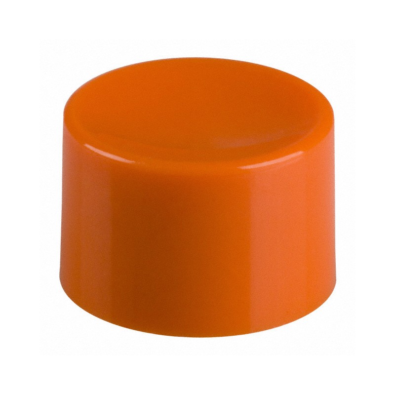 1 pcs : 752704000 - CAP PUSHBUTTON ROUND ORANGE