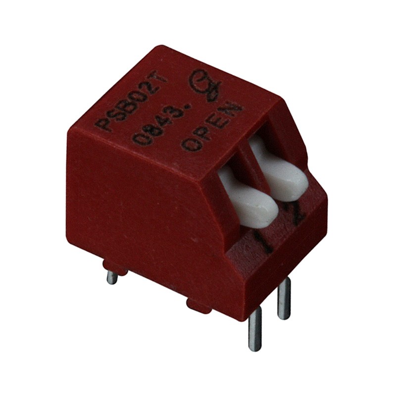 1 pcs : 76PSB02T - SWITCH PIANO DIP SPST 0.15A 30V