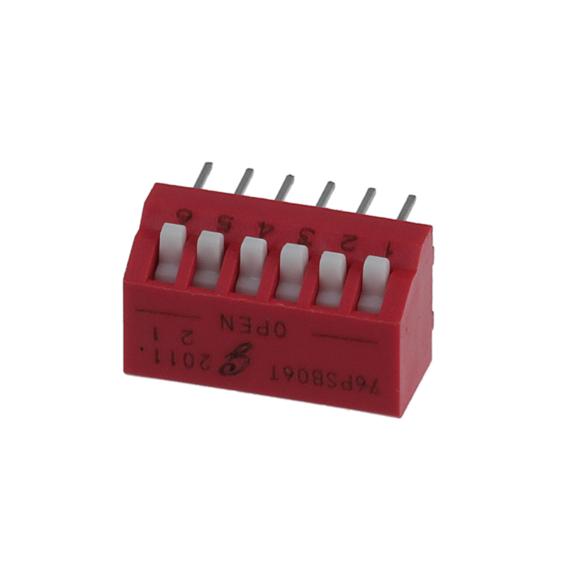 1 pcs : 76PSB06T - SWITCH PIANO DIP SPST 0.15A 30V
