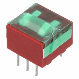 1 pcs : 76SC02ST - SWITCH ROCKER DIP SPDT 0.15A 30V