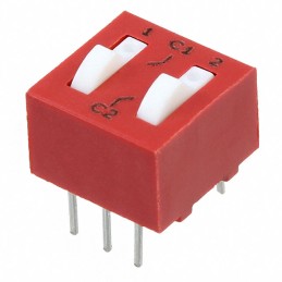 1 pcs : 76SC02T - SWITCH ROCKER DIP SPDT 0.15A 30V