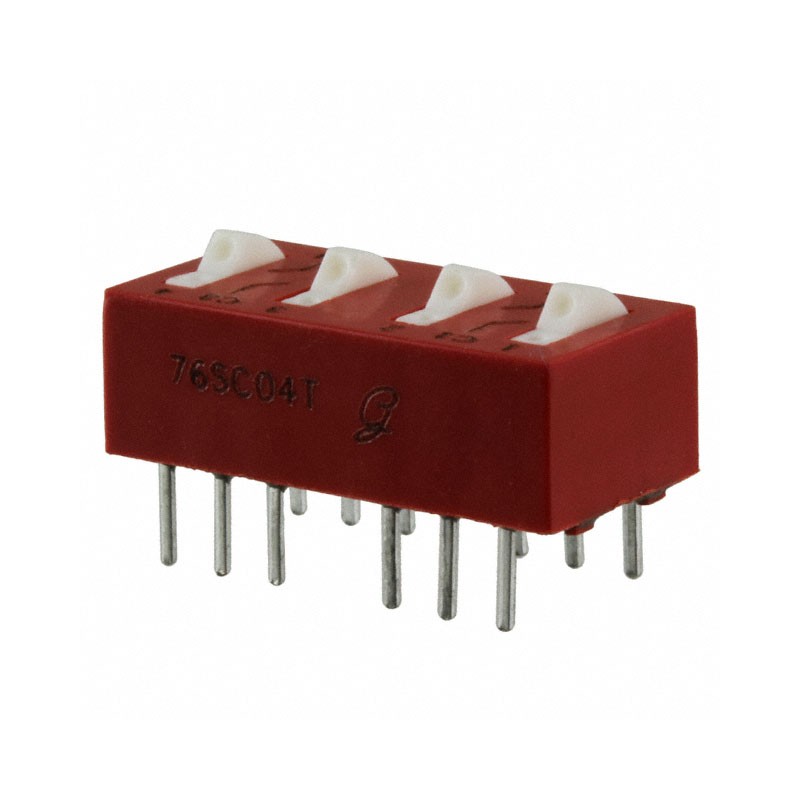 1 pcs : 76SC04T - SWITCH ROCKER DIP SPDT 0.15A 30V