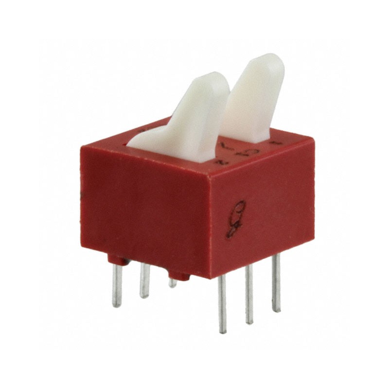 1 pcs : 76STC02T - SWITCH TOGGLE DIP SPDT 0.15A 30V