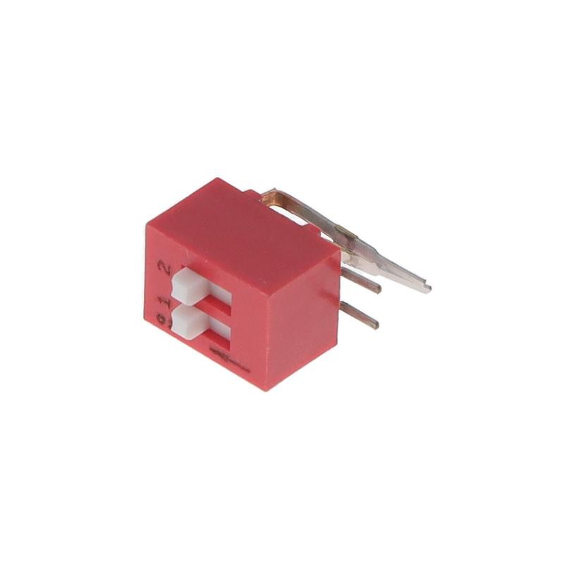 1 pcs : 78B02SRAT - SWITCH SLIDE DIP SPST 0.15A 30V