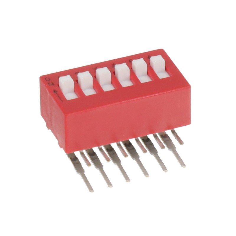 1 pcs : 78B06RAT - SWITCH SLIDE DIP SPST 0.15A 30V
