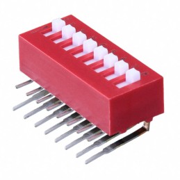 1 pcs : 78B08RAT - SWITCH SLIDE DIP SPST 0.15A 30V