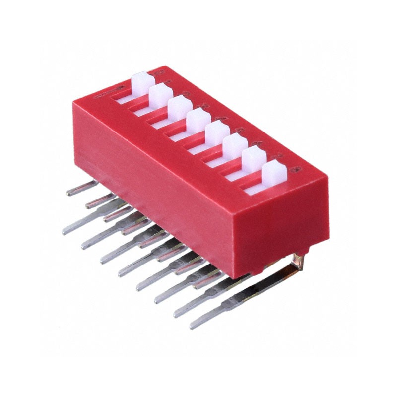 1 pcs : 78B08RAT - SWITCH SLIDE DIP SPST 0.15A 30V