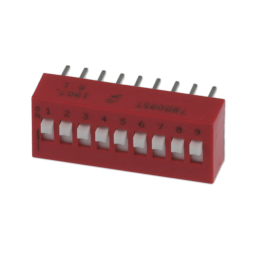 1 pcs : 78B09ST - SWITCH SLIDE DIP SPST 0.15A 30V