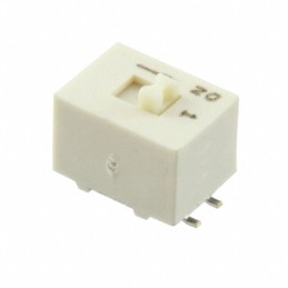 1 pcs : 78HF01GWRT - SWITCH SLIDE DIP DPST 0.15A 30V