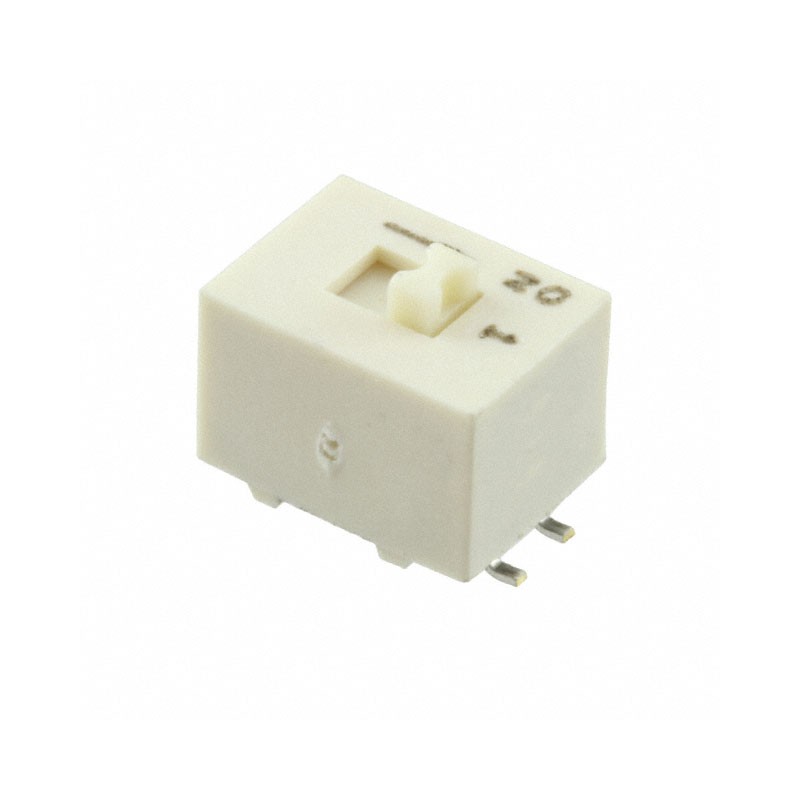 1 pcs : 78HF01GWRT - SWITCH SLIDE DIP DPST 0.15A 30V