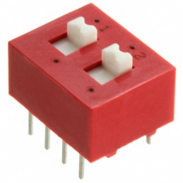 1 pcs : 78J02T - SWITCH SLIDE DIP SPDT 0.15A 30V
