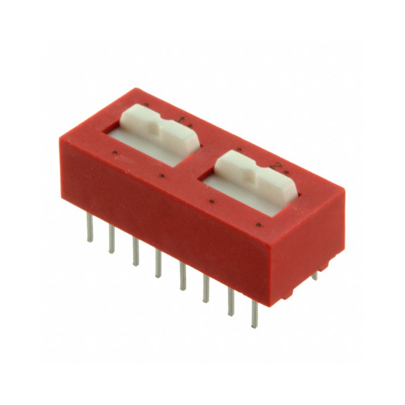 1 pcs : 78K02T - SWITCH SLIDE DIP DPDT 0.15A 30V