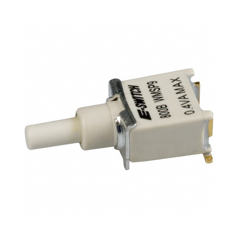 1 pcs : 800BWSP9SM6RE - SWITCH PUSH SPST-NO 0.4VA 20V