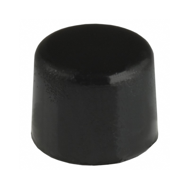 1 pcs : 800C1BLK - CAP PUSHBUTTON ROUND BLACK