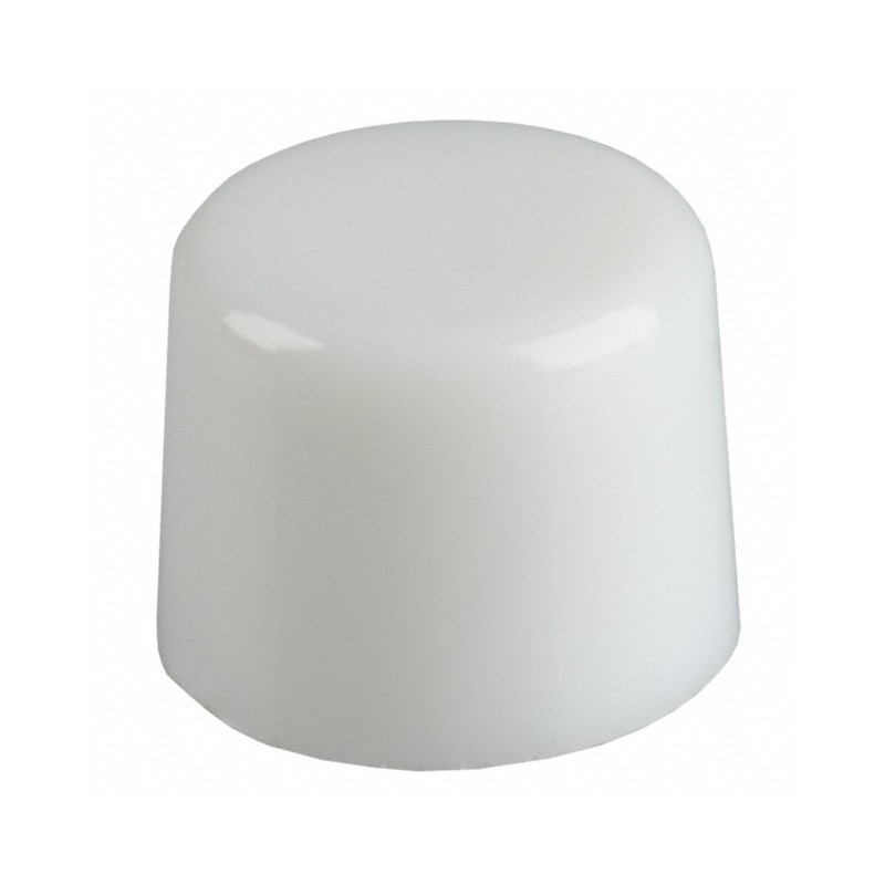 1 pcs : 800C1WHT - CAP PUSHBUTTON ROUND WHITE