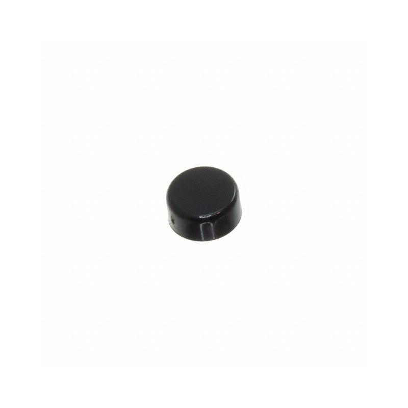 1 pcs : 800C2BLKCAP - ROUND PB SWITCH CAP BLK
