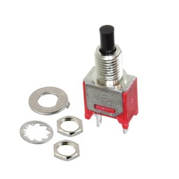 1 pcs : 800SP9B5M1QEH - SWITCH PUSH SPST-NO 3A 120V