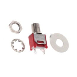 1 pcs : 800SP9B5M1QEHFLUSHACT - SWITCH PUSH SPST-NO 3A 120V