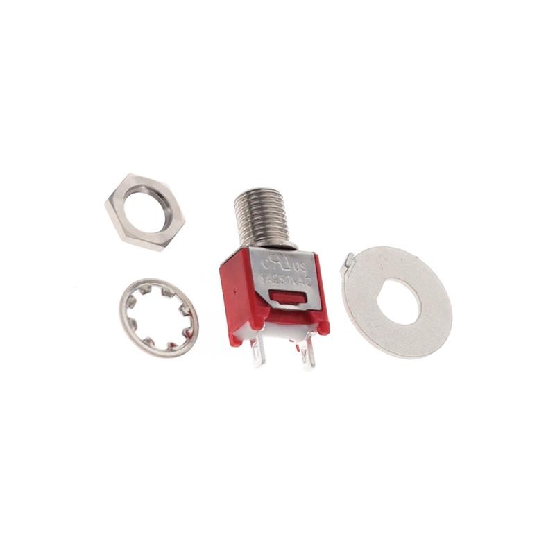 1 pcs : 800SP9B5M1QEHFLUSHACT - SWITCH PUSH SPST-NO 3A 120V