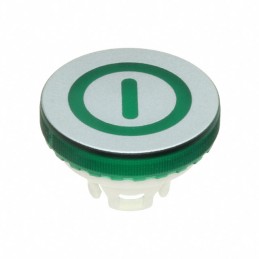 1 pcs : 84-7111.502 - CONFIG SWITCH LENS GREEN ROUND