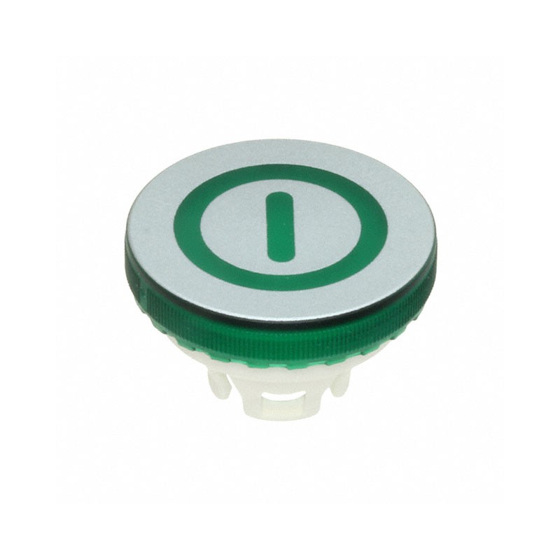1 pcs : 84-7111.502 - CONFIG SWITCH LENS GREEN ROUND