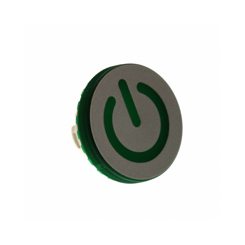 1 pcs : 84-7111.503 - CONFIG SWITCH LENS GREEN ROUND
