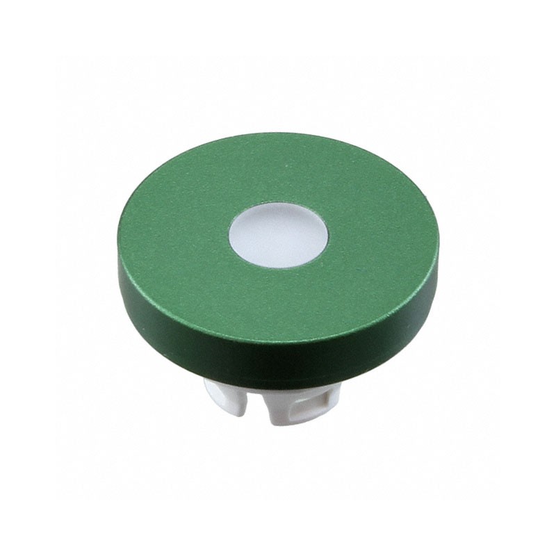 1 pcs : 84-7211.500 - CONFIG SWITCH LENS GREEN ROUND