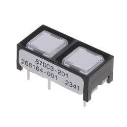 1 pcs : 87DC3-201 - SWITCH KEYPAD 2KEY 0.01A 24V