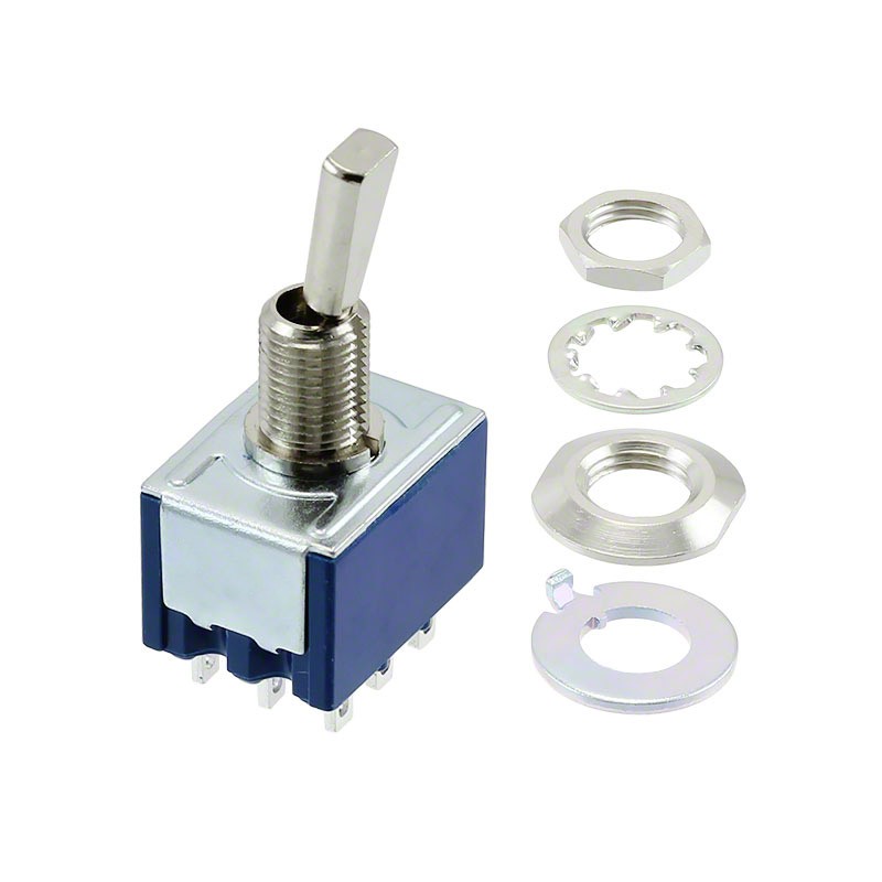 1 pcs : 8C3011-Z - SWITCH TOGGLE 3PDT 6A 125V