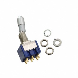 1 pcs : 8E2011C-Z - SWITCH TOGGLE DPDT 25MA 20V