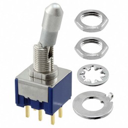 1 pcs : 8E2012C-Z - SWITCH TOGGLE DPDT 25MA 20V