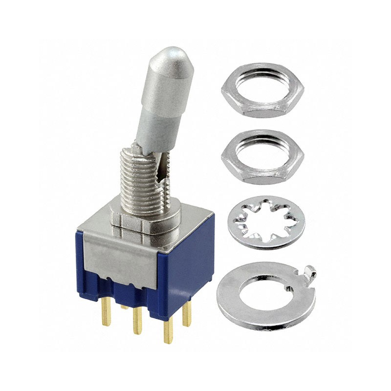 1 pcs : 8E2012C-Z - SWITCH TOGGLE DPDT 25MA 20V