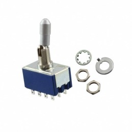 1 pcs : 8E4011-Z - SWITCH TOGGLE 4PDT 6A 125V