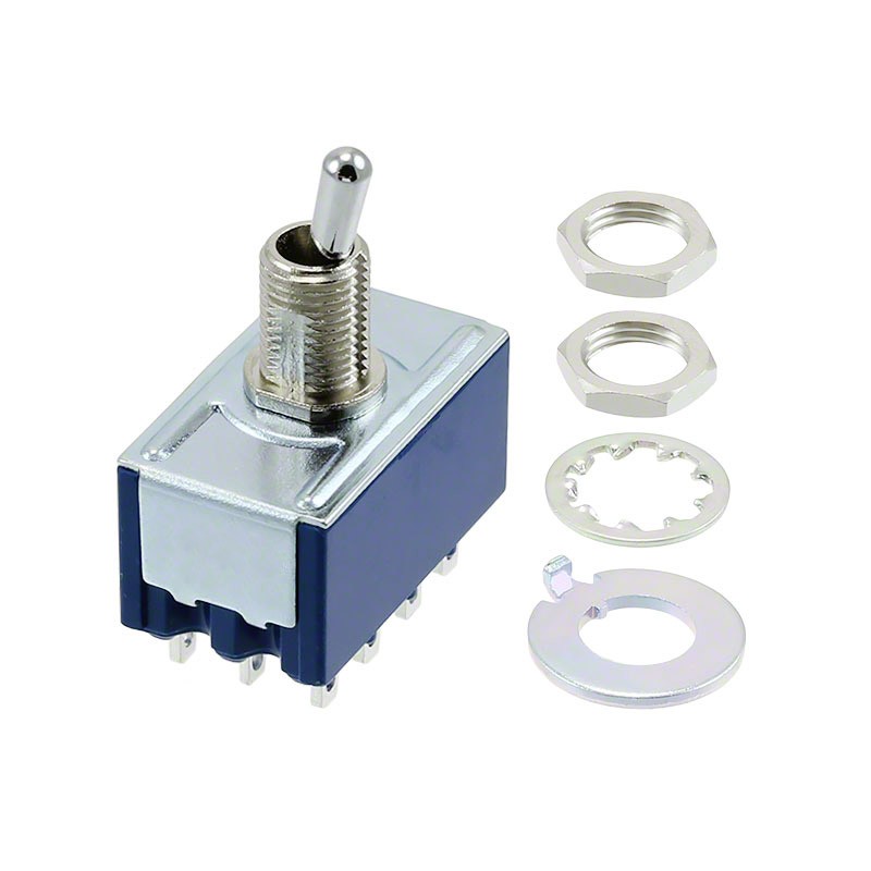 1 pcs : 8J4011-Z - SWITCH TOGGLE 4PDT 6A 125V