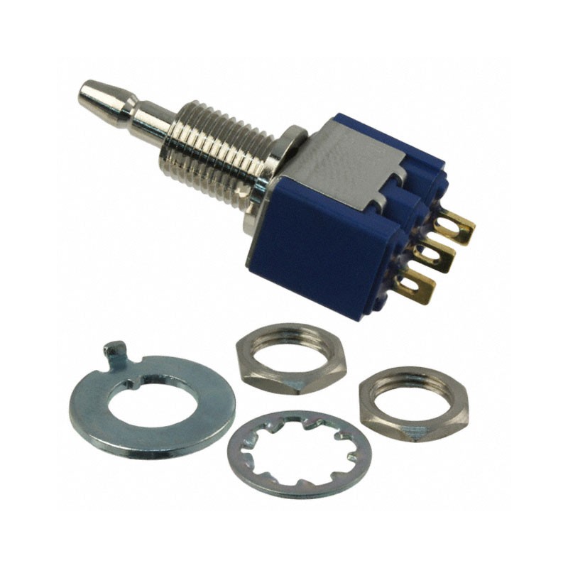 1 pcs : 8R1021B-N-Z - SWITCH PUSH SPDT 0.06A 30V