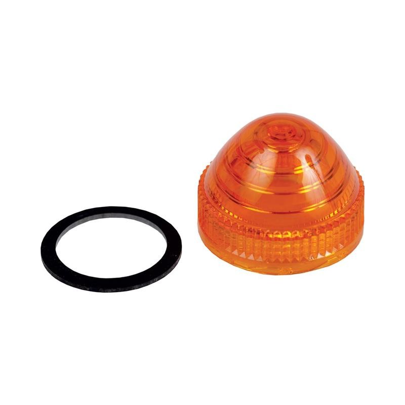 1 pcs : 9001A9 - 30MM PLASTIC DOMED LENS CAP AMBE