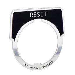 1 pcs : 9001KN223 - PUSH BUTTON 30 MM LEGEND PLATE -