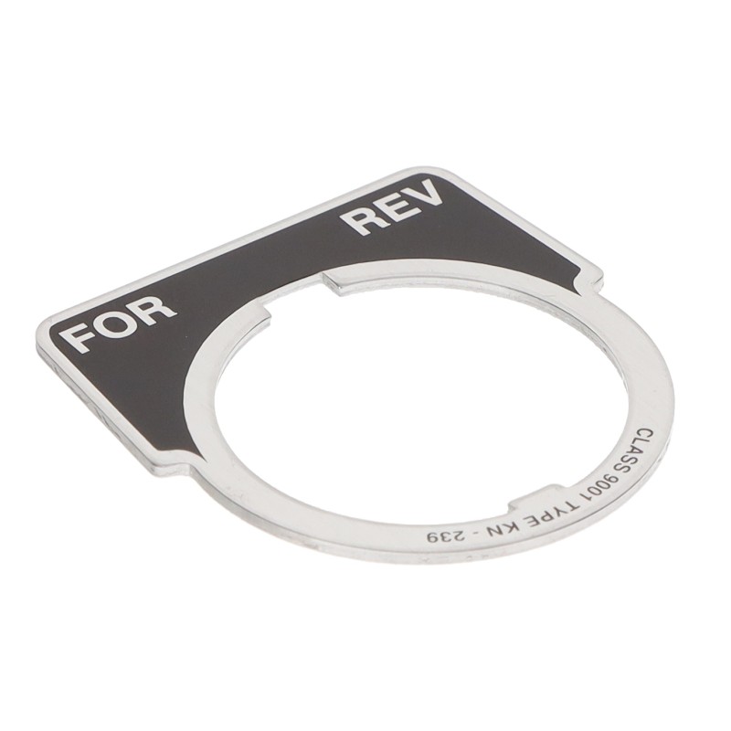 1 pcs : 9001KN239 - PUSH BUTTON LEGEND PLATE 30MM T-