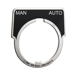 1 pcs : 9001KN243 - 30MM LEGEND PLATE - MAN-AUTO