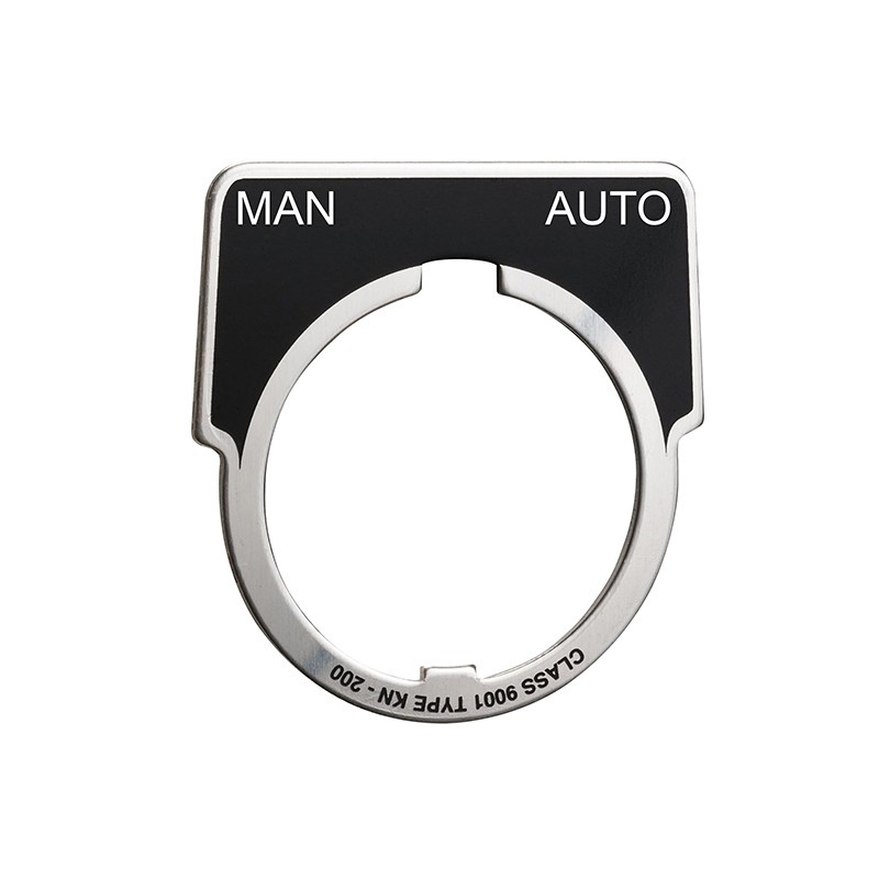 1 pcs : 9001KN243 - 30MM LEGEND PLATE - MAN-AUTO