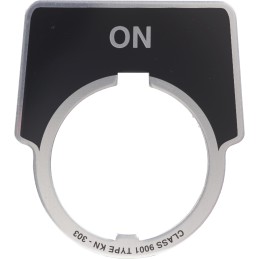 1 pcs : 9001KN303 - PUSH BUTTON LEGEND PLATE 30MM T-