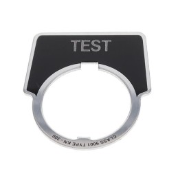 1 pcs : 9001KN326 - PUSH BUTTON LEGEND PLATE 30MM T-