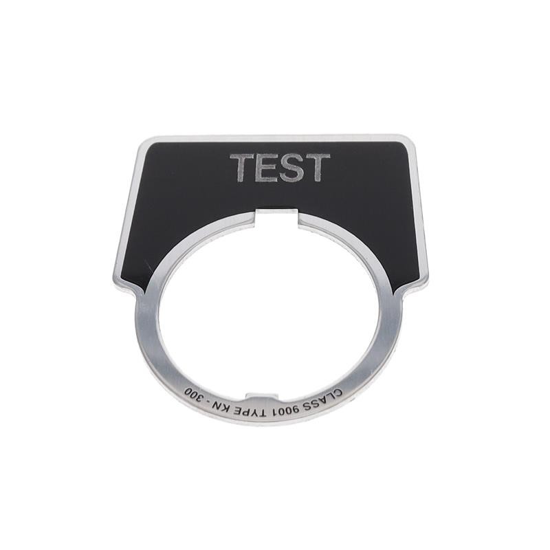 1 pcs : 9001KN326 - PUSH BUTTON LEGEND PLATE 30MM T-