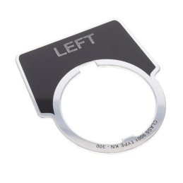 1 pcs : 9001KN330 - PUSH BUTTON LEGEND PLATE 30MM T-