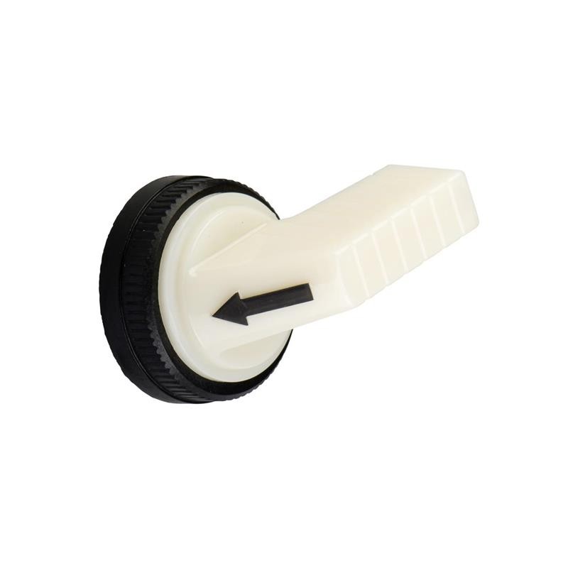 1 pcs : 9001W24 - WHITE LONG KNOB - FOR SELECTOR S